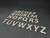 Англійський алфавіт великий із фанери 15665 фото